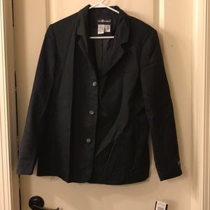 Charcoal gray blazer